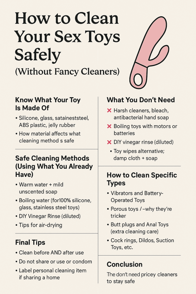 How to Clean Your Sex Toys Safely (Without Fancy Cleaners) 5 how to clean your sex toys