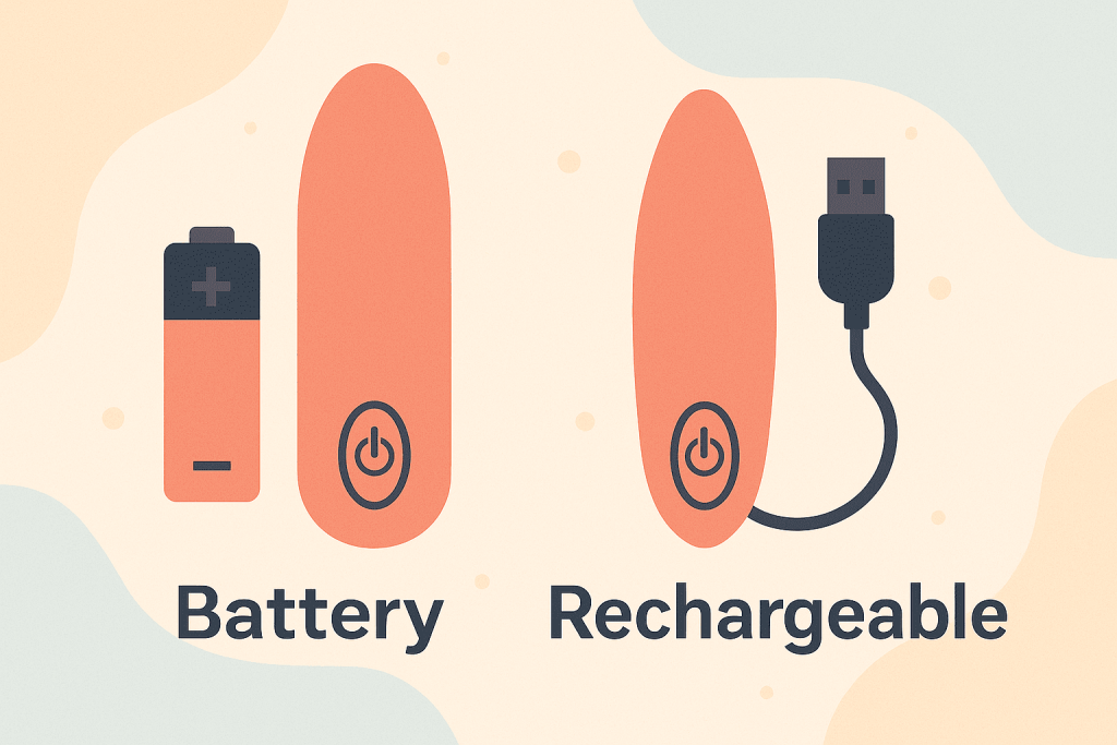 rechargable or battery powered sex toys