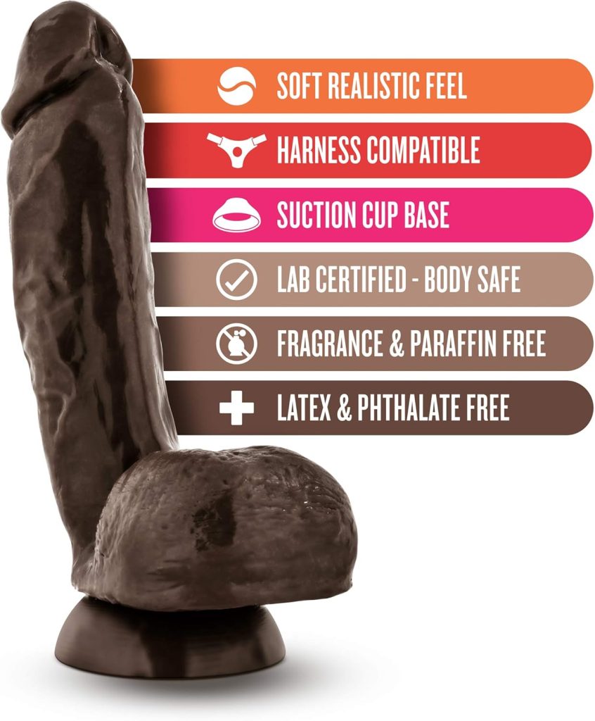 Blush X5 Hard On Realistic Dildo in Brown Review 7 Blush Novelties X5 Hard On3